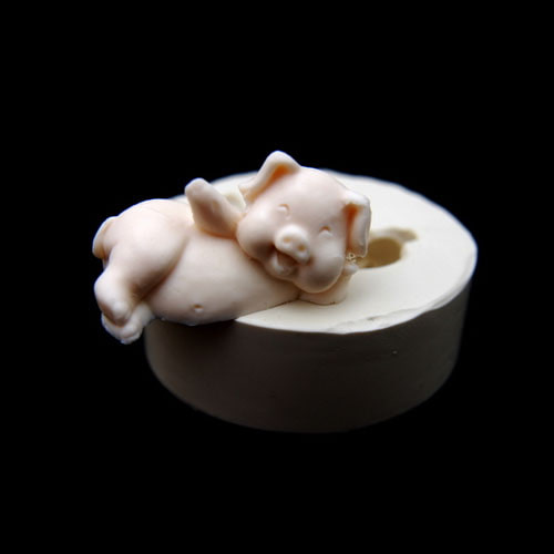 엎드린 돼지 수제몰드(3D)